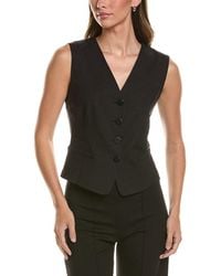 Theory - Linen-Blend Vest - Lyst