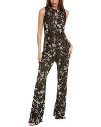 Michael Kors - Collection Floral Lace Embellished Jumpsuit - Lyst