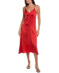 Officine Generale - Officine Generale Paolina Satin Dress - Lyst