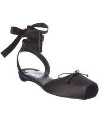 Christian Louboutin - Cassia Satin Ballerina Flat - Lyst