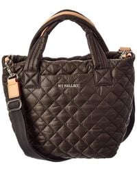 MZ Wallace - Mini Metro Nylon & Leather Tote Deluxe - Lyst