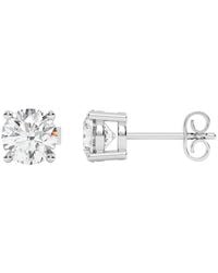 Lab Grown Diamonds - 14K 3.00 Ct. Tw. Lab-Grown Diamond Stud Earring - Lyst