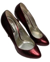 Dolce & Gabbana - Leather Embossed Pump (Authentic Pre-Loved) - Lyst
