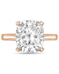 Diana M. Jewels - 14K Rose 10.00 Ct. Tw. Lab-Grown Diamond Ring - Lyst