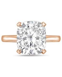 Diana M. Jewels - 14K Rose 10.00 Ct. Tw. Lab-Grown Diamond Ring - Lyst