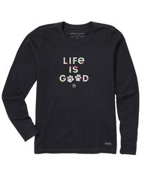Life Is Good. - Crusher Long Sleeve T-Shirt - Lyst