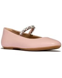 Fitflop - Delicato Leather Ballet Flat - Lyst
