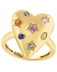 Effy Fine Jewelry - 14K 0.33 Ct. Tw. Multi Sapphire Ring - Lyst