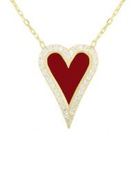 Sphera Milano - 18K Over Cz Necklace - Lyst