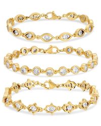 Eye Candy LA - Emma 3Pc Eye + Hamsa Bracelet Set - Lyst
