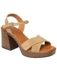 Menina Step - Lena Suede Sandal - Lyst