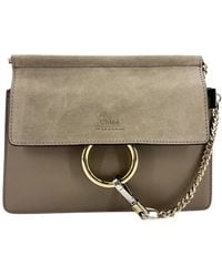 Chloé - Calfskin Faye Shoulder Bag (Authentic Pre-Loved) - Lyst