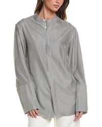 FFORME - Esme Silk-Blend Shirt - Lyst