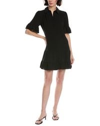 Cece - Ruffle Tiered Mini Shirtdress - Lyst