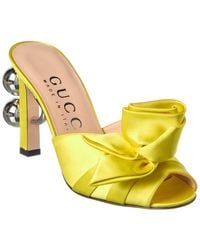 Gucci - Satin Sandal - Lyst
