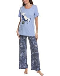 Hue - 2Pc Embellished Pajama Set - Lyst