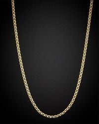 Italian Gold - 14k Mariner Link Necklace - Lyst