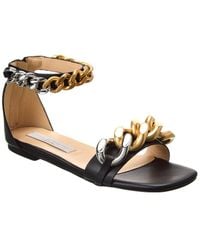 Stella McCartney - Falabella Chain Sandal - Lyst
