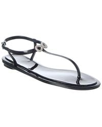 Mach & Mach - Double Bow Rubber Thong Sandal - Lyst