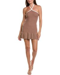 Marion - Flounced Ruffle Hem Sweater Dress - Lyst