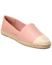 Tory Burch - Colorblocked Leather Espadrille - Lyst