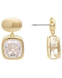 Rivka Friedman - 18K Plated Cz Earrings - Lyst