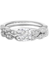 Haus of Brilliance - 14K 0.99 Ct. Tw. Lab-Grown Diamond Engagement Set Ring - Lyst