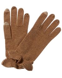 Forte - Ruffle Cashmere Gloves - Lyst