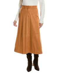 tyler boe - Maxine Fxs Midi Skirt - Lyst