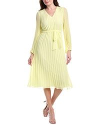 Sam Edelman - Accordion Pleated Midi Dress - Lyst