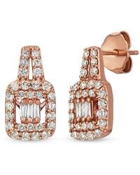 Le Vian - Le Vian Creme Brulee 14k Strawberry Gold 0.57 Ct. Tw. Diamond Earrings - Lyst