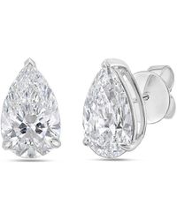 Diana M. Jewels - Diana M. 14K 1.50 Ct. Tw. Lab-Grown Diamond Earrings - Lyst