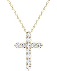 Lab Grown Diamonds - 14K 6.00 Ct. Tw. Lab-Grown Diamond Necklace - Lyst