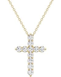 Lab Grown Diamonds - 14K 6.00 Ct. Tw. Lab-Grown Diamond Necklace - Lyst