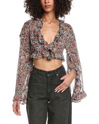 AFRM - Clinton Wide Sleeve Top - Lyst
