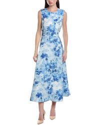 Lafayette 148 New York - Sleeveless Fit & Flare Midi Dress - Lyst