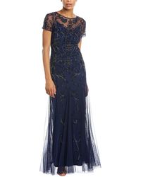 Adrianna Papell Mermaid Gown - Blue