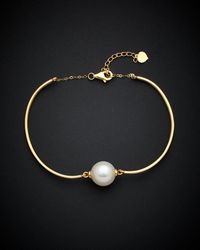 Italian Gold - 18k Pearl Bracelet - Lyst