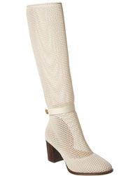 christian dior white boots