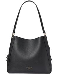 Kate Spade - Leila Medium Triple Compartment Leather Shoulder Bag - Lyst