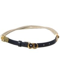 Dior - Rope & Leather Belt - Lyst