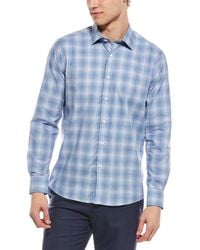 Scott Barber - Canclini Fine Poplin Plaid Shirt - Lyst