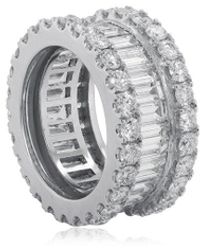 Diana M. Jewels - Fine Jewelry 18K 8.00 Ct. Tw. Diamond Eternity Ring - Lyst