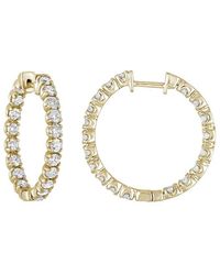 Amairah - 3.00 Ct. Tw. Lab-Grown Diamond Hoop Earrings - Lyst