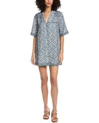Faherty - Paradise Point Linen Mini Dress - Lyst