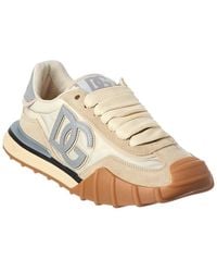 Dolce & Gabbana - Nylon & Suede Sneaker - Lyst
