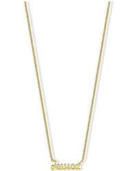 Argento Vivo - 18k Over Silver Jessica Script Necklace - Lyst