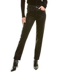 Le Jean - Lara Coated High-Rise Slim Stovepipe Jean - Lyst