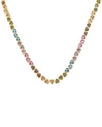 Juvell - 18K Plated Topaz Necklace - Lyst