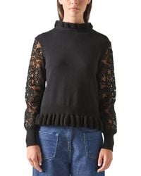 LK Bennett - Viv Wool-Blend Jumper - Lyst